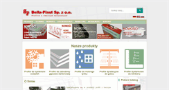 Desktop Screenshot of bellaplast.com.pl